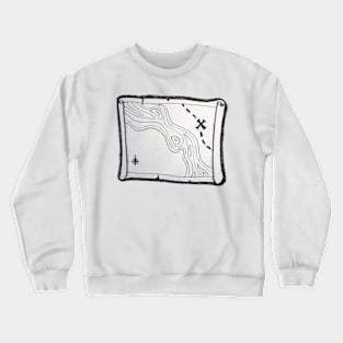 Treasure map Crewneck Sweatshirt